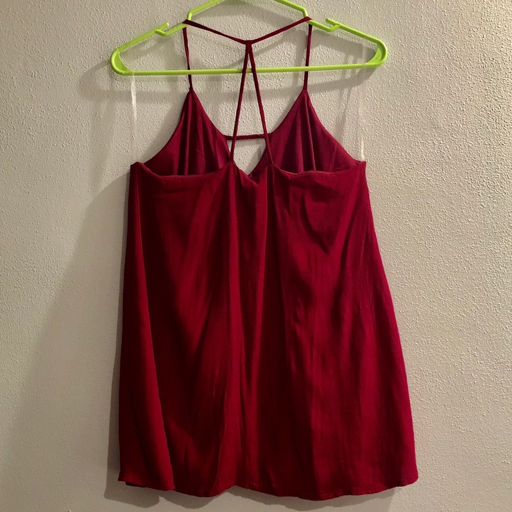 Deep Red Tank Top - Picture 2 of 3